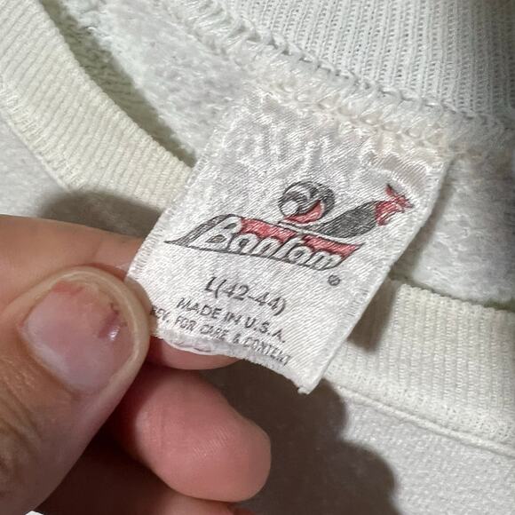 Vintage 1985 Mr Scrooge Theater Sweatshirt Southview Drama Dept large - Picture 5 of 6